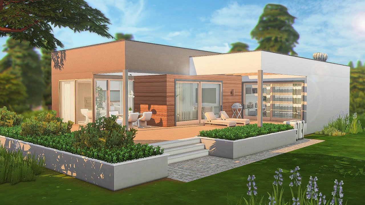 Stylish family home | The sims 4 | No cc | Stop-motion