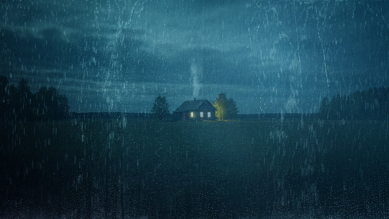 🌧️ Soft Midnight Rain on a Window – Short Dark Night Ambience for Calm & Focus