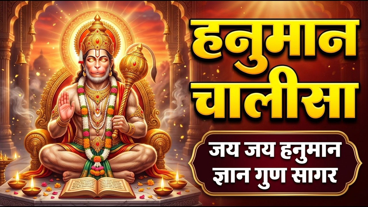 LIVE: श्री हनुमान चालीसा | Hanuman Chalisa | Jai Hanuman Gyan Gun Sagar |hanuman chalisa live bhajan