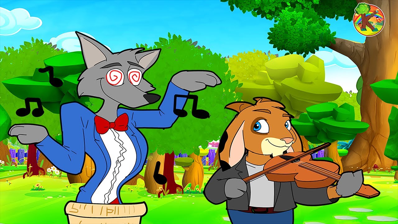 O Lobo E Os Sete Cabritinhos - O Cabritinho Músico - Mini Show | KONDOSAN em Português | Contos