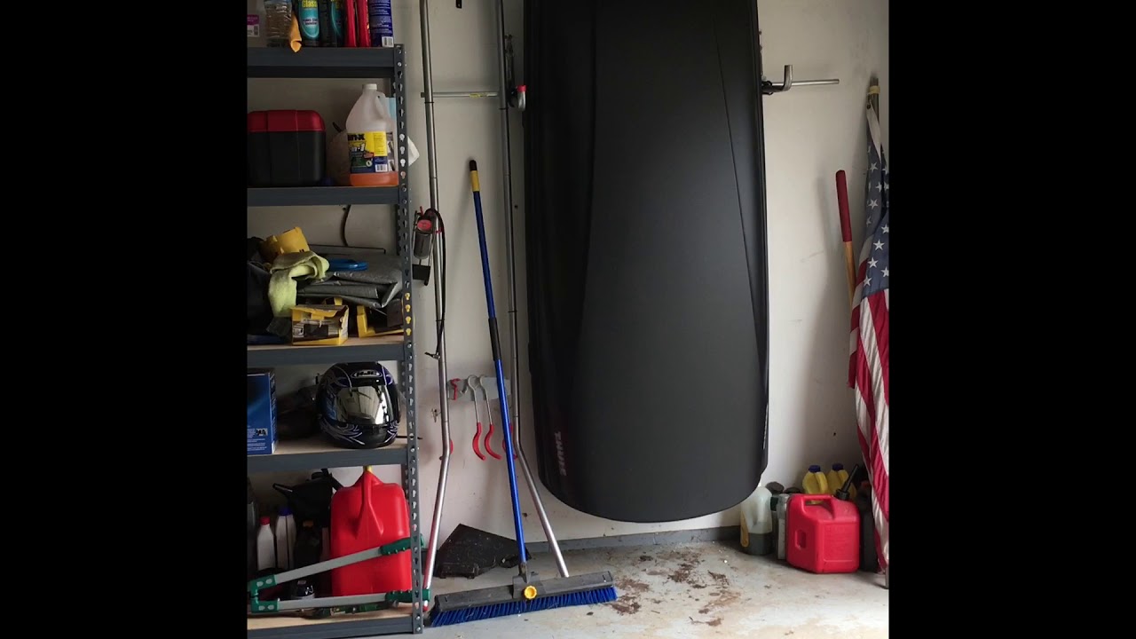 How to store Thule XL carrier