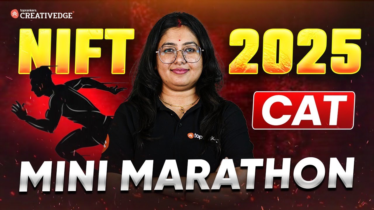 Creative Ability Test (CAT) - NIFT 2025 ✍🏻| NIFT 2025 Mini Marathon 📚| NIFT 2025 Preparation 🎯