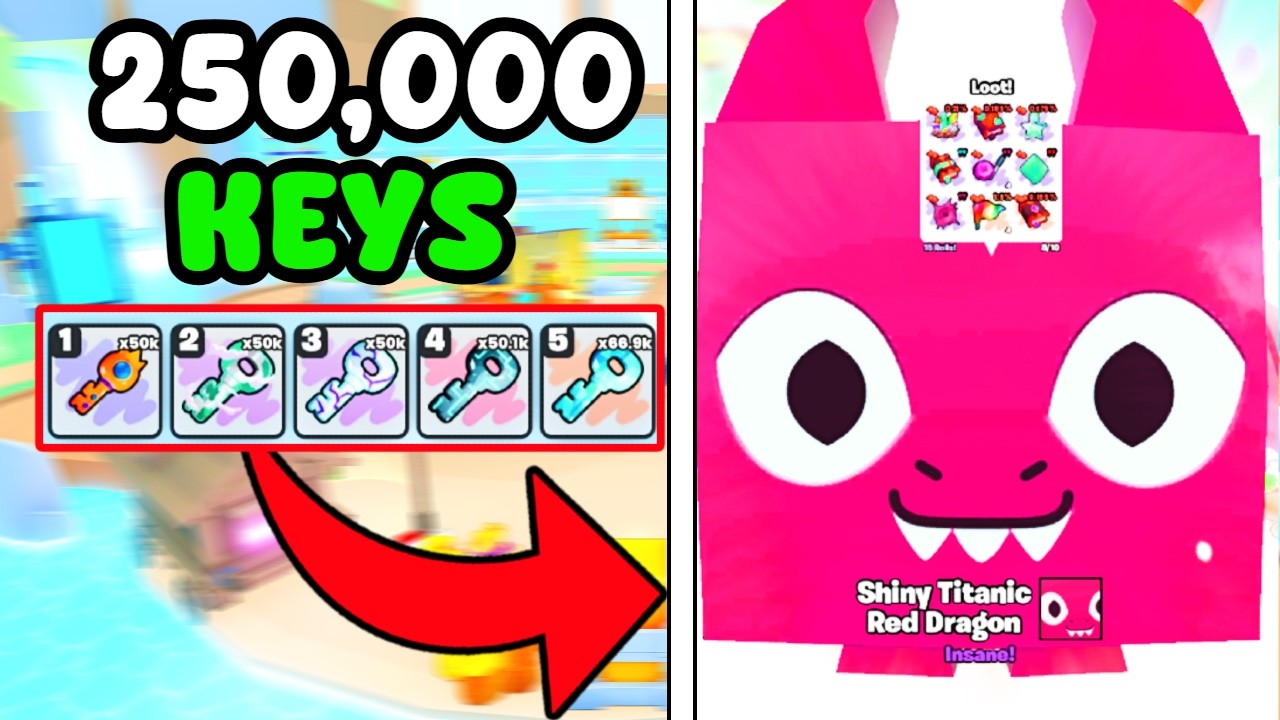 Я открыл 250 000 КЛЮЧЕЙ в Pet Simulator 99...