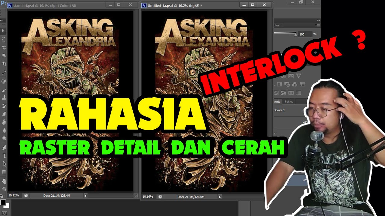Trik Setting Raster Sablon Manual untuk Hasil Lebih Detail dan Cerah dengan Sistem Interlock #raster