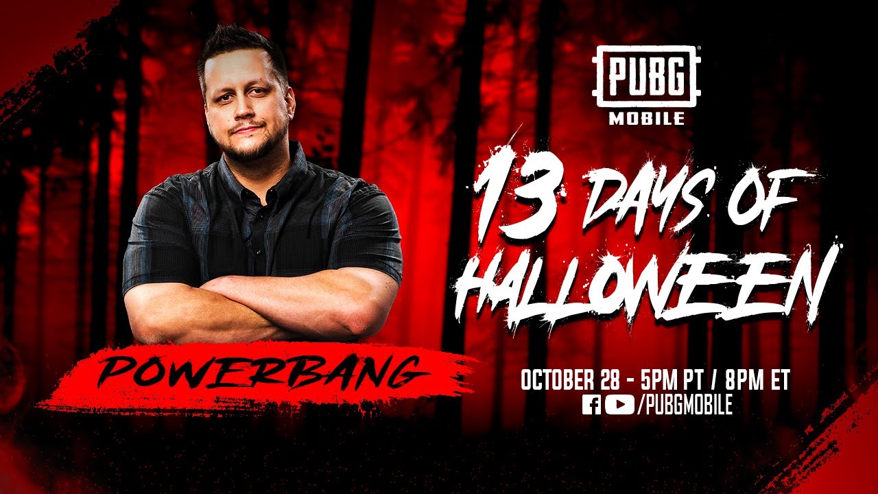PUBG MOBILE's 13 Days of Halloween - Hosted by Powerbang and Featuring: Levinho, Sevou & Goze!