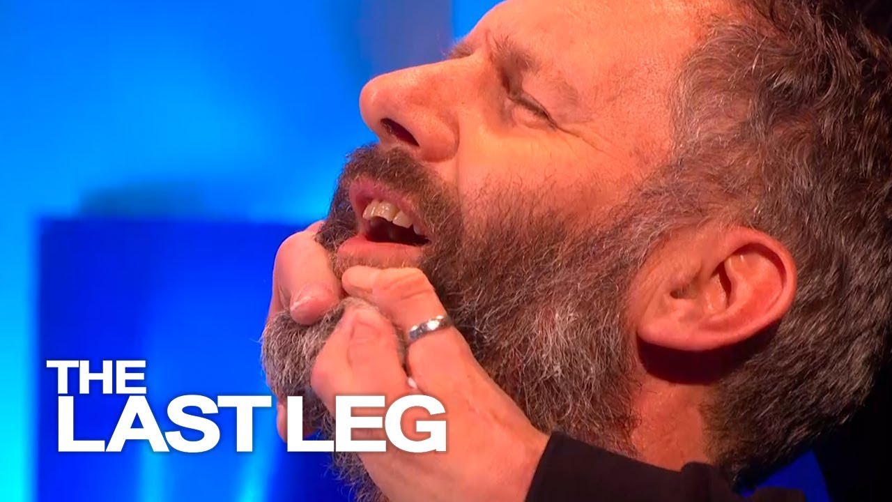 Alex Massages Adam's Beard - The Last Leg
