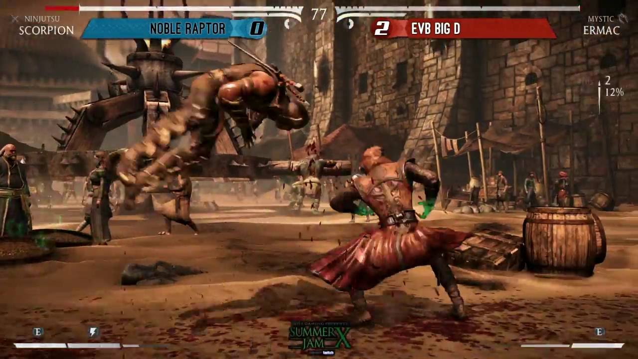 Mortal Kombat X Tournament: Summer Jam X Top 8 - Noble Raptor (Takeda) v EVB Big D (Ermac)