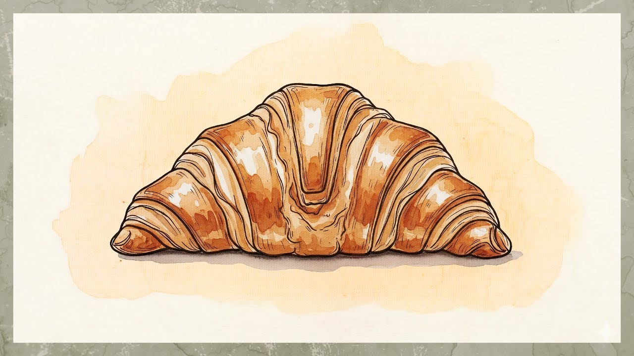 Lo-Fi Music for Focus & Café Vibes ☕ | NEMA — croissant