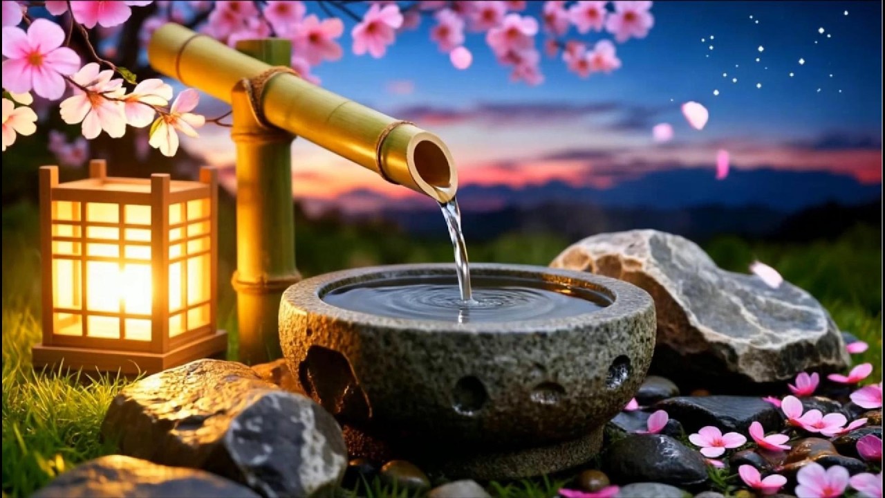 Fall Asleep in 5 Minutes 🌙 | Deep Sleep Piano & Japanese Zen Water (3 Hours)