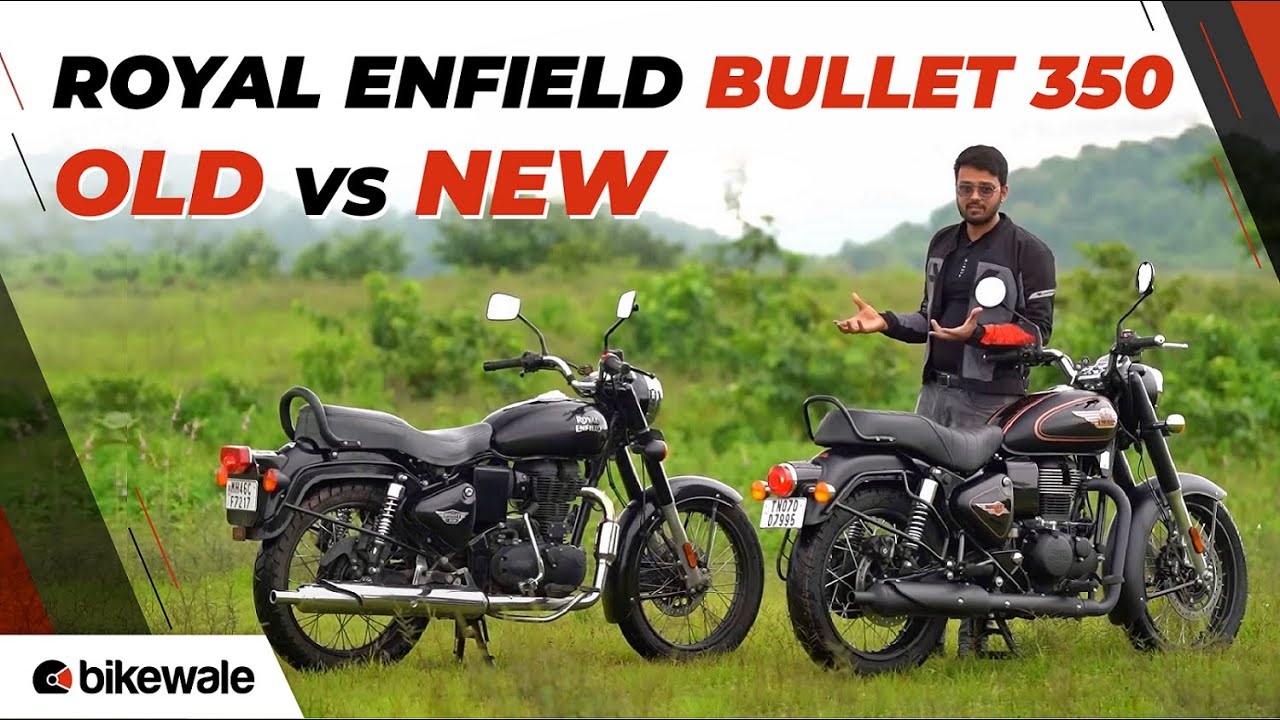 Сравнительный обзор старого и нового Royal Enfield Bullet 350 | Потерял ли он удар? | BikeWale