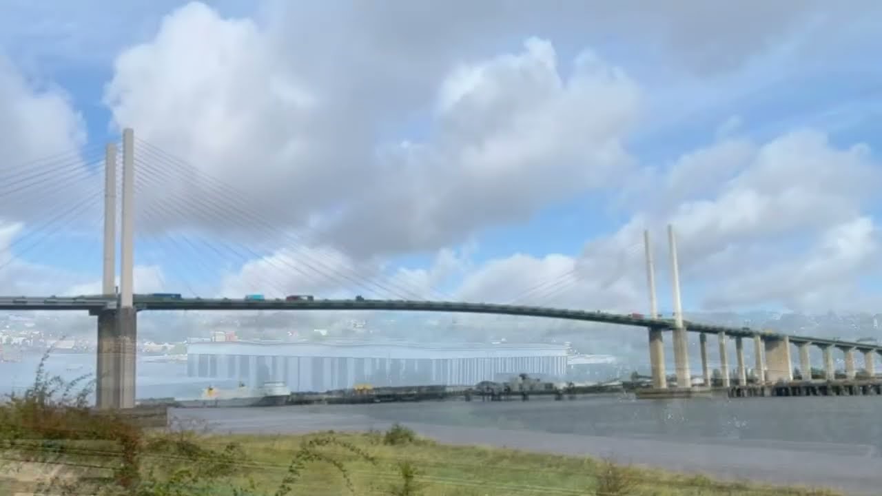 Views from Dartford QE2 Bridge