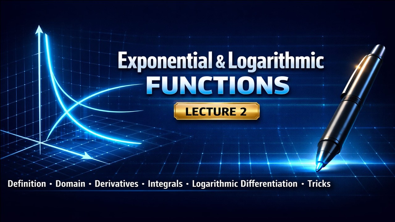 Math 102 - Lecture 2 | Exponential & Logarithmic Functions