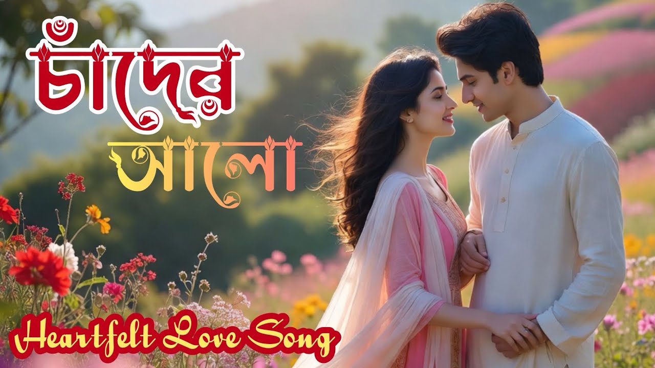 চাঁদের আলো 🌙 Soft Romantic Bangla Song 2026 | Moonlit Romance 🌸 Bengali Single