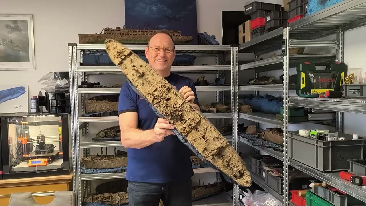 IJN Irako Maru wreck model - making of