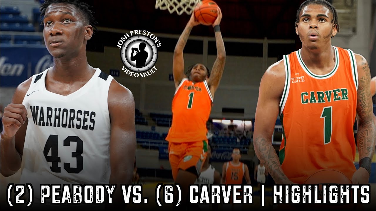 No. 2 Peabody vs. No. 6 Carver (HIGHLIGHTS) || Jaylon Hicks Delivers in the Clutch!! 🏀🔥