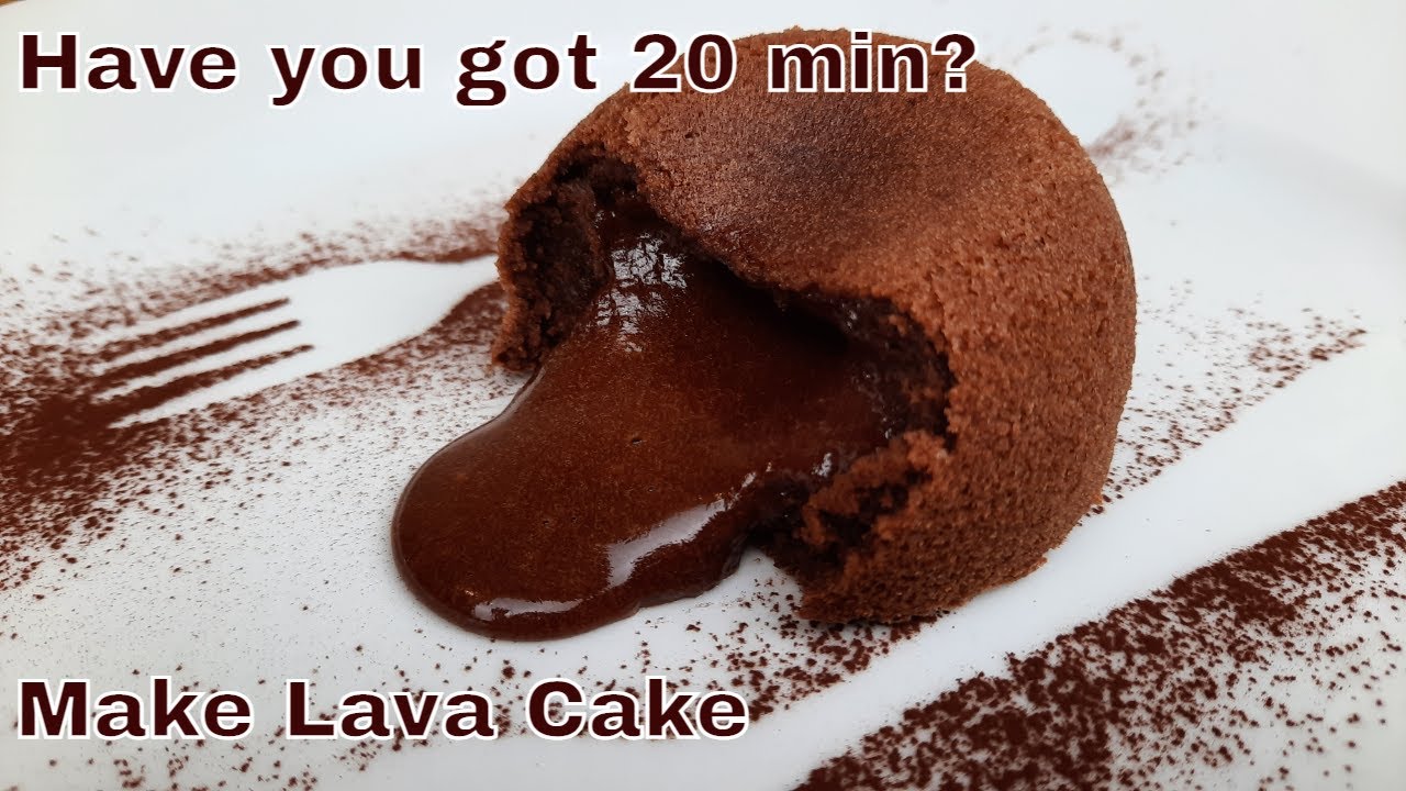 Chocolate Fondant (Lava Cake) Ready in 20 minutes!