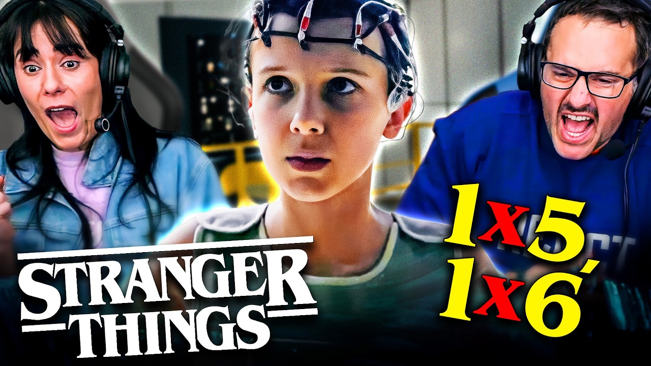 STRANGER THINGS Season 1, Episodes 5 & 6 REACTION!! Millie Bobby Brown | David Harbour | Netflix