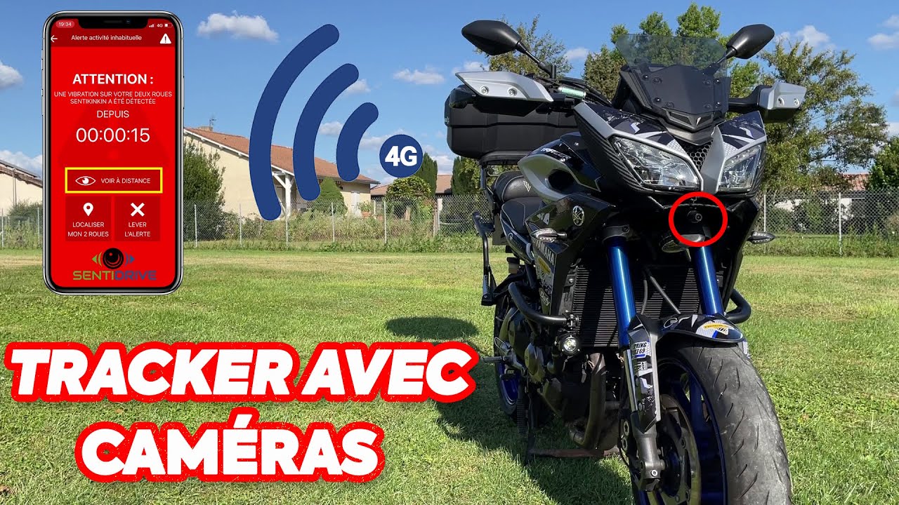 UN TRAQUEUR MOTO AVEC CAMÉRAS CONNECTÉES 📡 (SENTINELLE BY SENTIDRIVE)