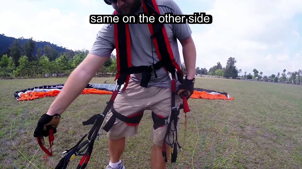 How to forward launch a Paramotor Wing (for newbs)