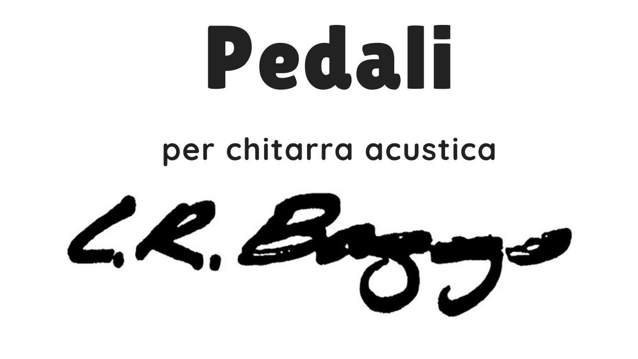 I 4 pedali per chitarra acustica che preferisco di L. R. Baggs