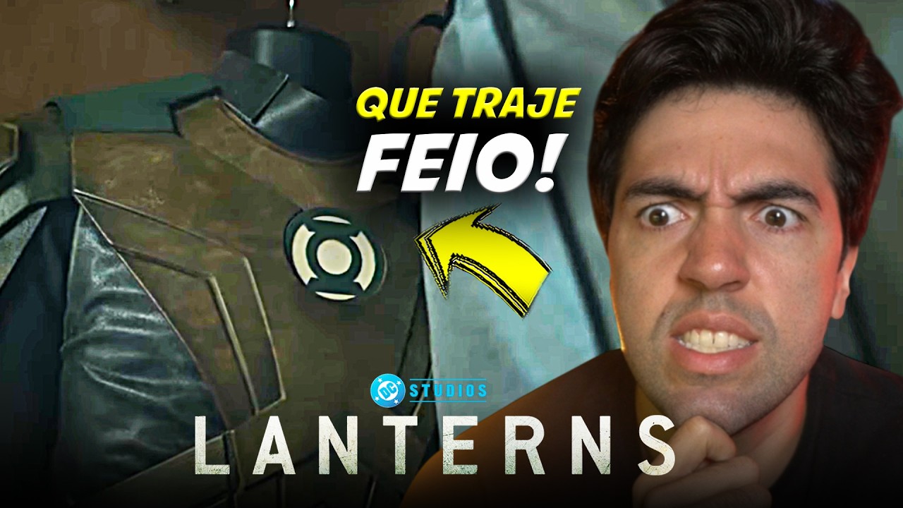HORRÍVEL!! TRAJE DO LANTERNA VERDE DO DCU ESTÁ MUITO FEIO! | TRAILER LANTERNAS VERDES DC STUDIOS