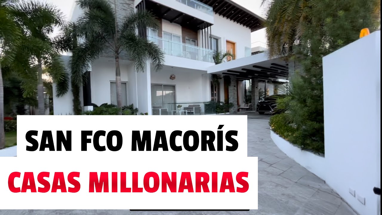 San Fco de Macorís , Barrios de #ricos  y #Casas Millonarias .