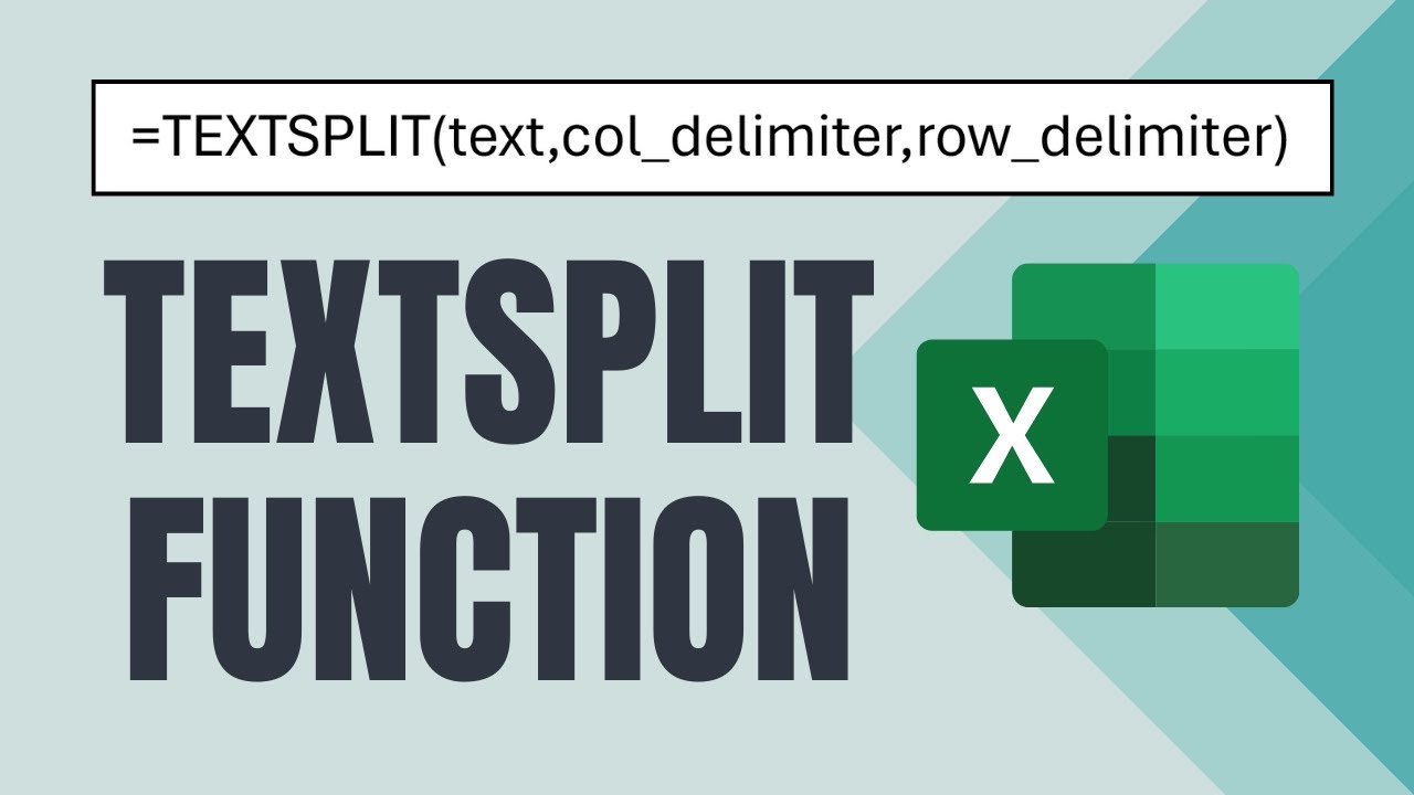 Разделение текста в Excel с помощью функции TEXTSPLIT | Office 365