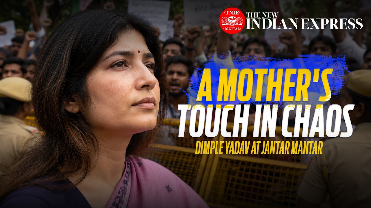 &lsquo;Get my children treated first&rsquo;: Dimple Yadav&rsquo;s motherly gesture wins attention at Jantar Mantar