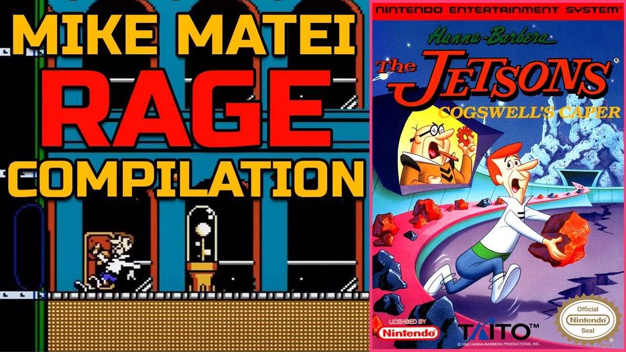 Mike Matei Rage Compilation - The Jetsons NES