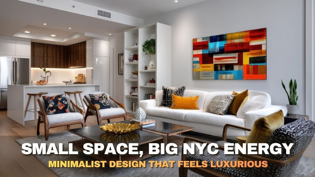 This Small NYC Apartment Redefines Minimalist Luxury | Smart Design That Feels Expensive