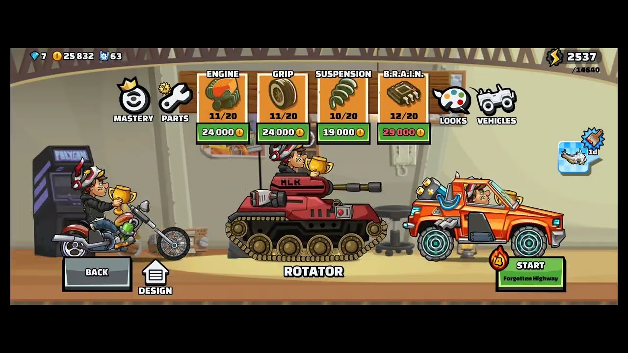 Today we are gonna play hill climb 2 part 2 