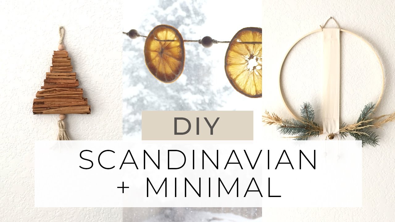 DIY Nature-Inspired Christmas Decor | Minimal + Scandinavian