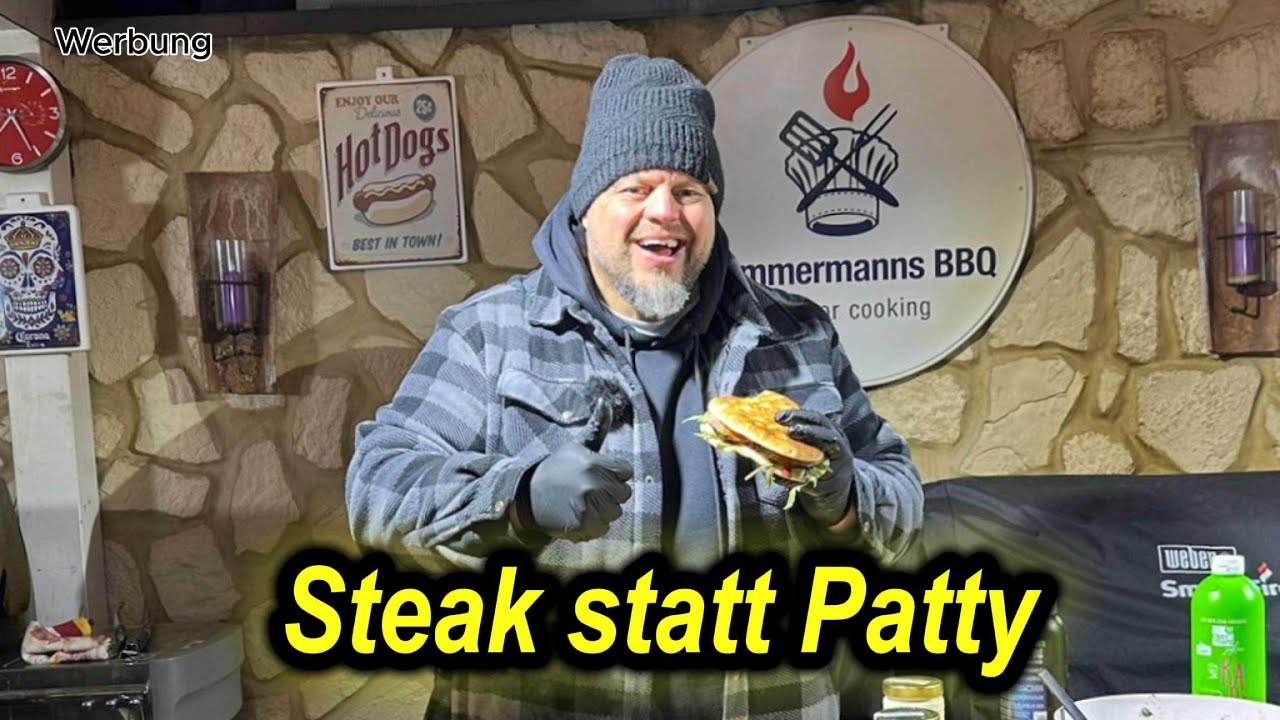 Kein Patty. Kein Bullshit. Teres Major Burger vom Grill | Hammermanns BBQ