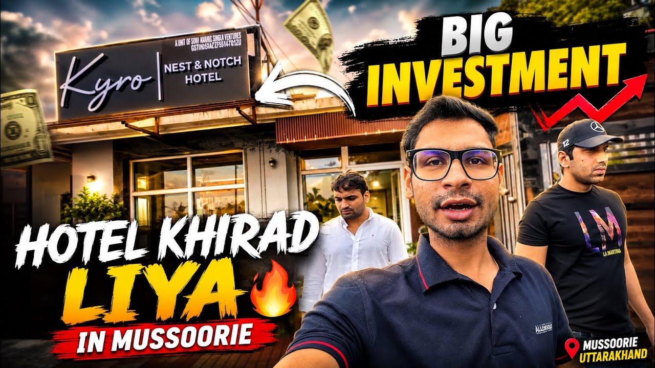 Booked a Hotel in Mussoorie🔥 | BIG surprise😍