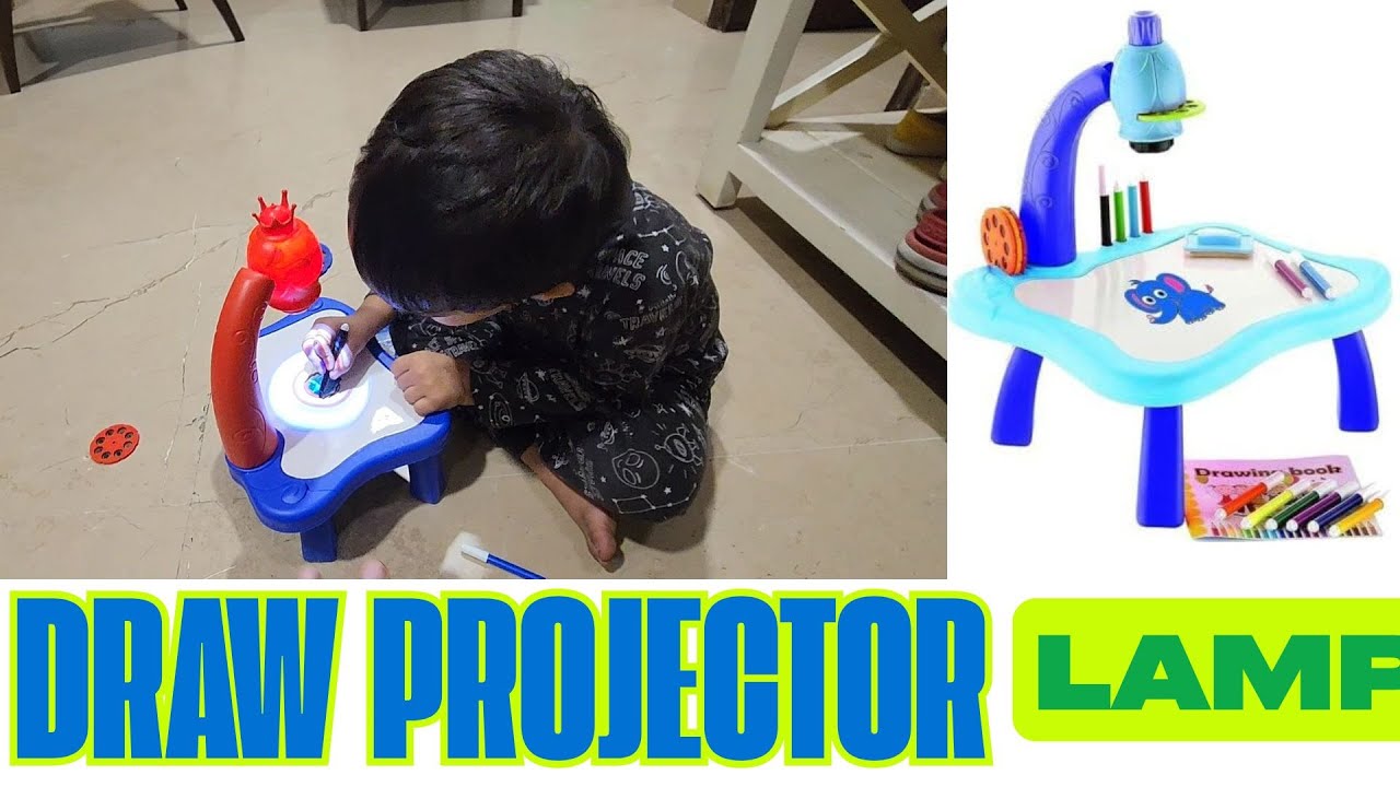 Drawing Projector Painting Desk Table - For Kids