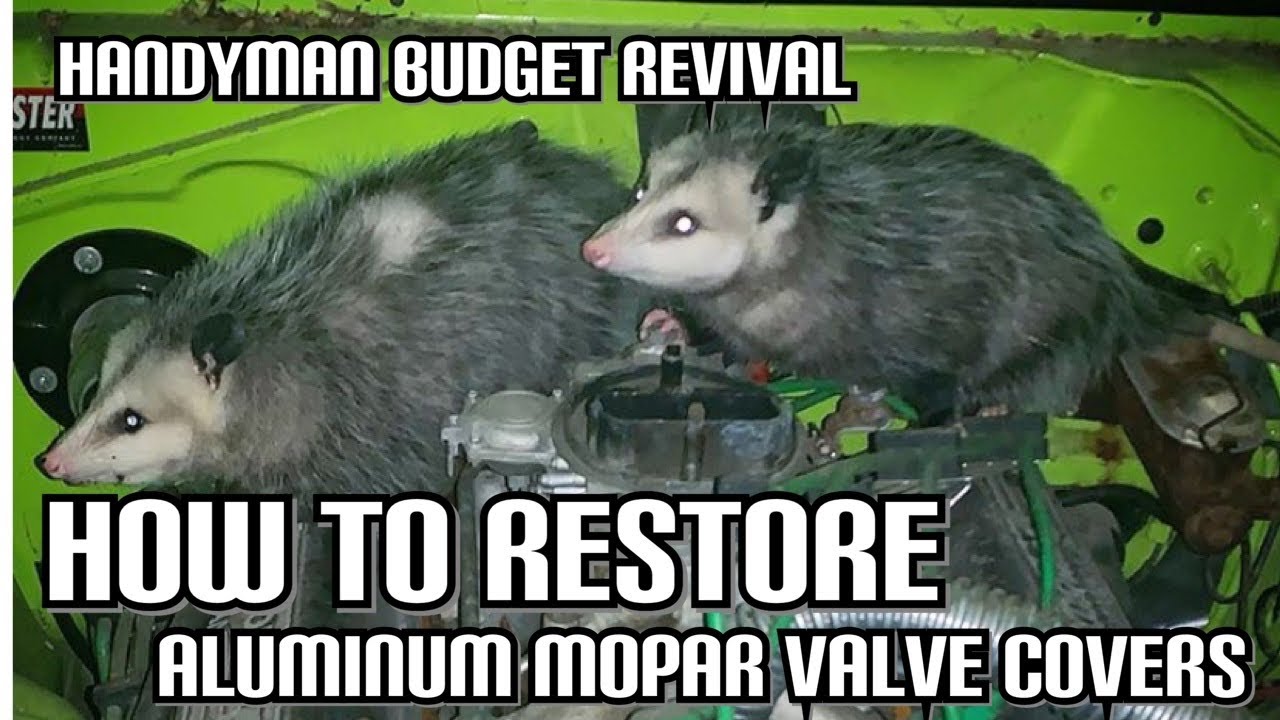 How to restore aluminum Mopar Valve Covers