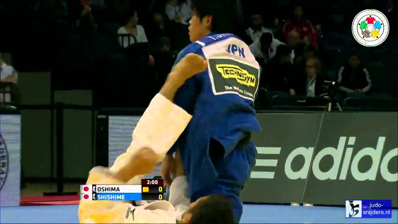 Judo 2014 Grand Prix Dusseldorf: Oshima (JPN) - Shishime (JPN) [-60kg] final