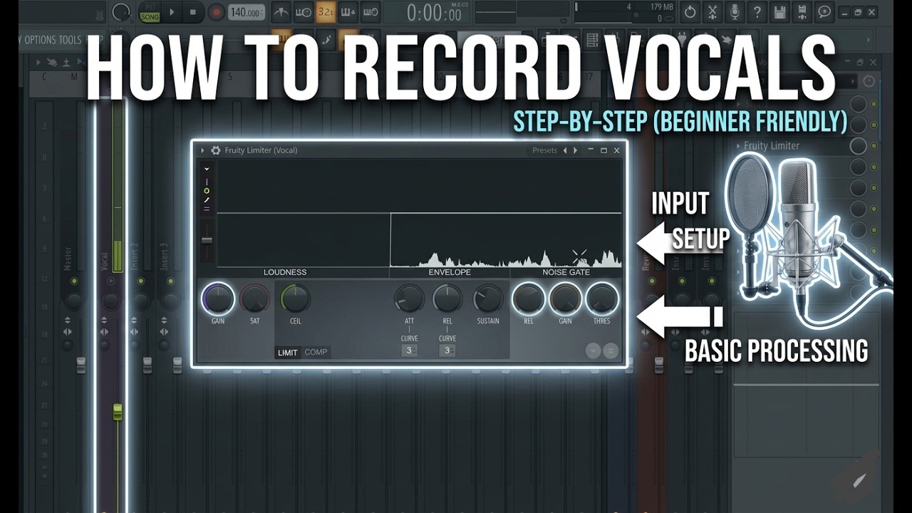 How to RECORD VOCALS in FL Studio