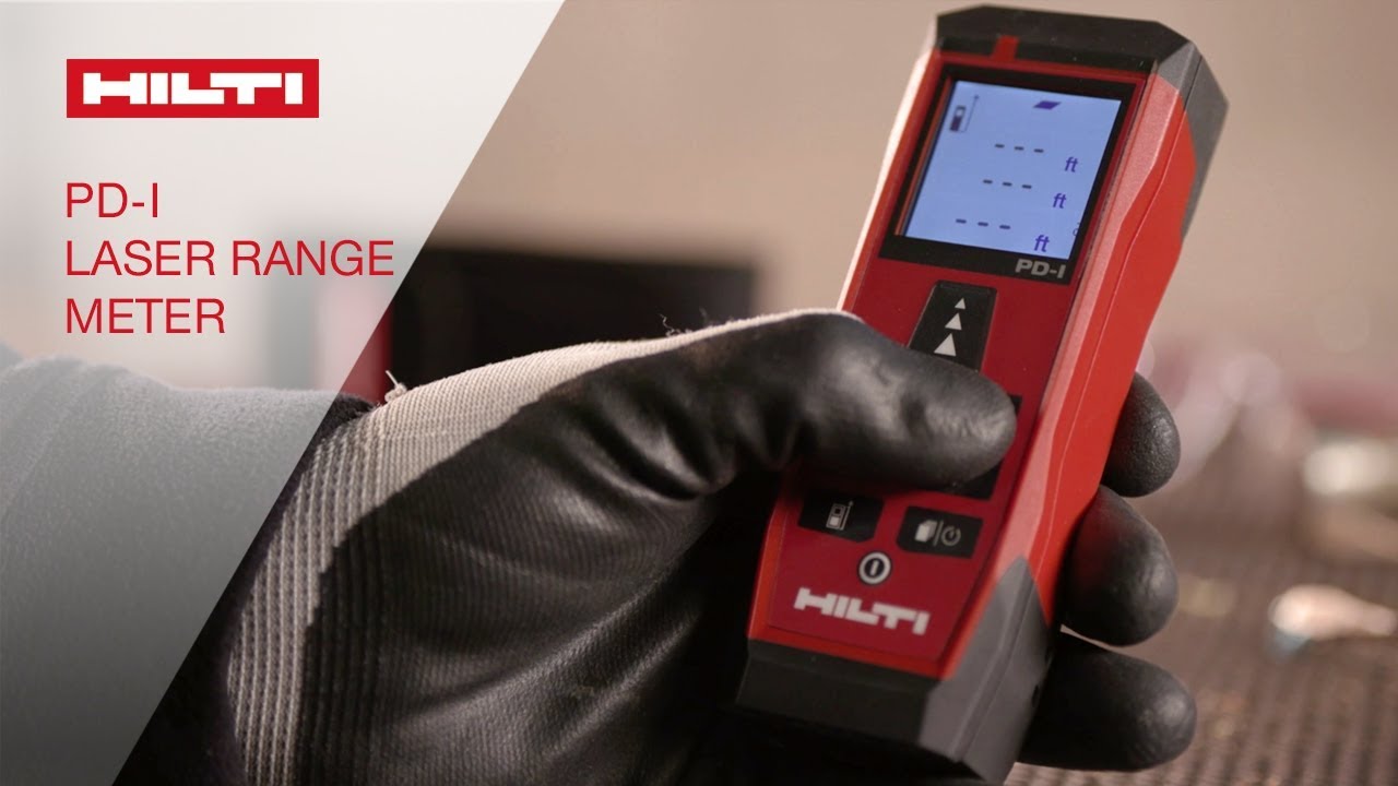 Представляем лазерный дальномер Hilti PD-I для использования в помещении.