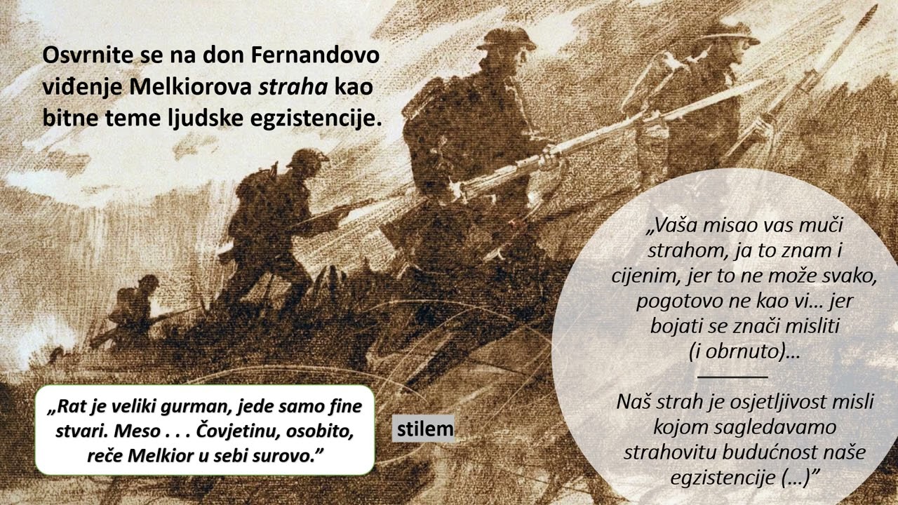 Hrvatski jezik 4.r SŠ - Interpretacija i analiza: Ranko Marinković, Kiklop