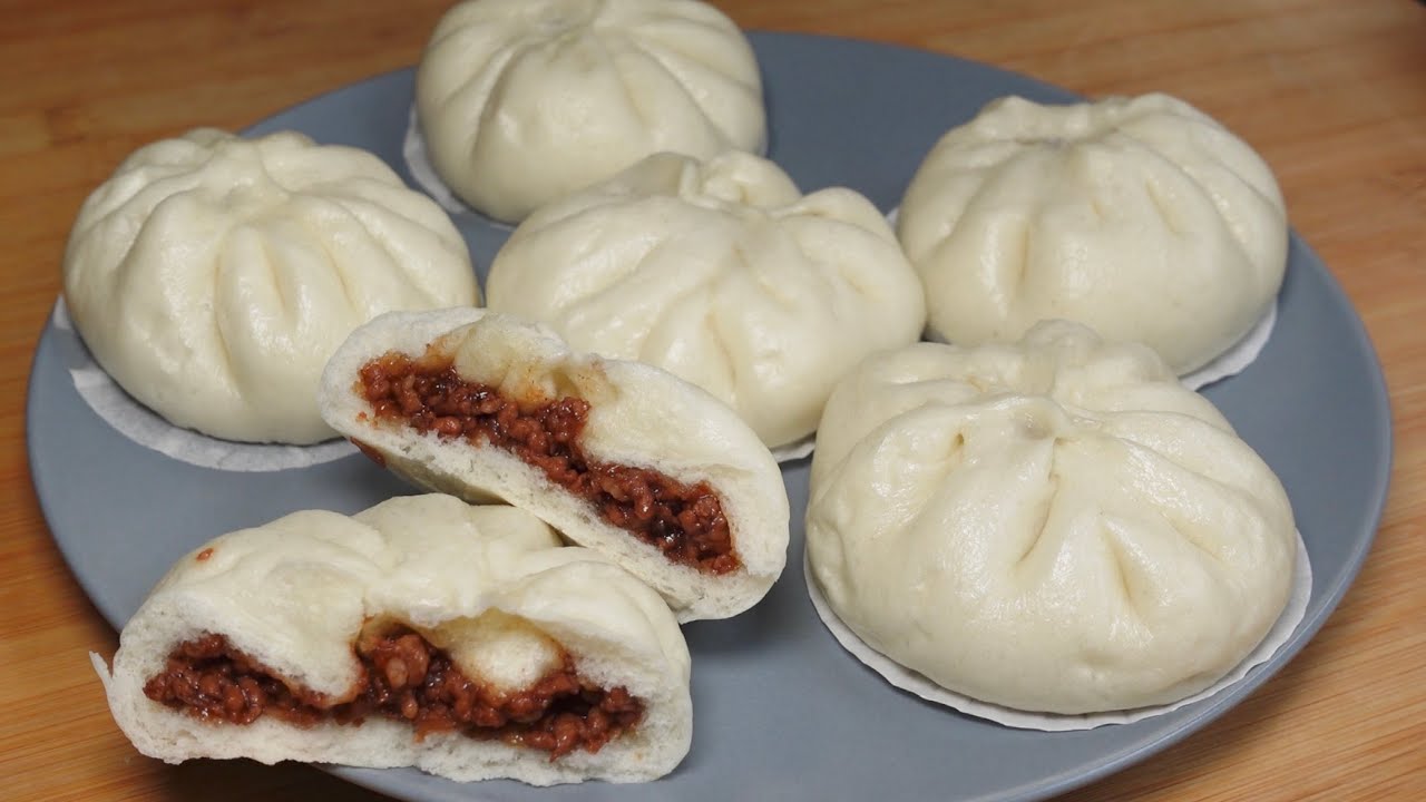 自制叉烧包这样做😋蓬松暄软，满满馅料，好吃不腻，在家自己就能做‼️💯Homemade char siu bao 😋 fluffy and soft, full of fillings