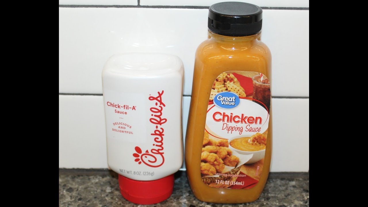 Chick-fil-A Sauce vs Great Value (Walmart) Chicken Dipping Sauce: Blind Taste Test