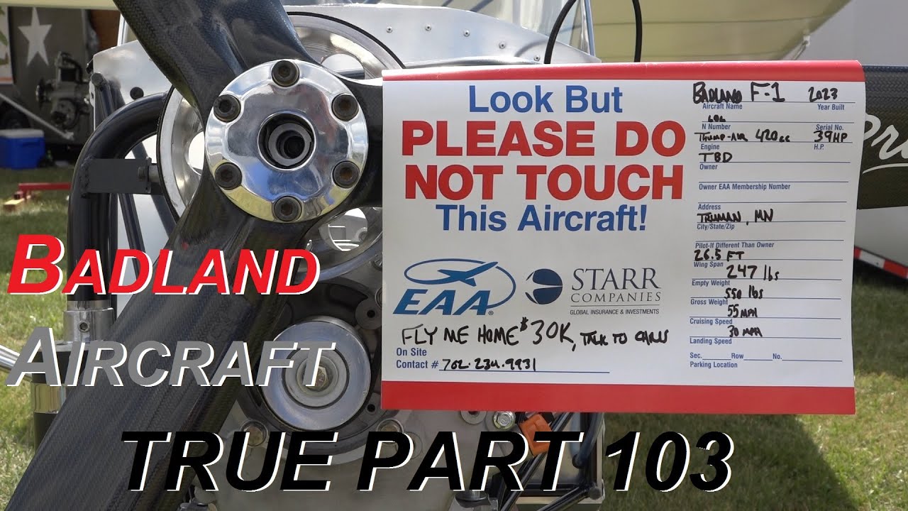 Badland Aircraft — True Часть 103 Сверхлегкий