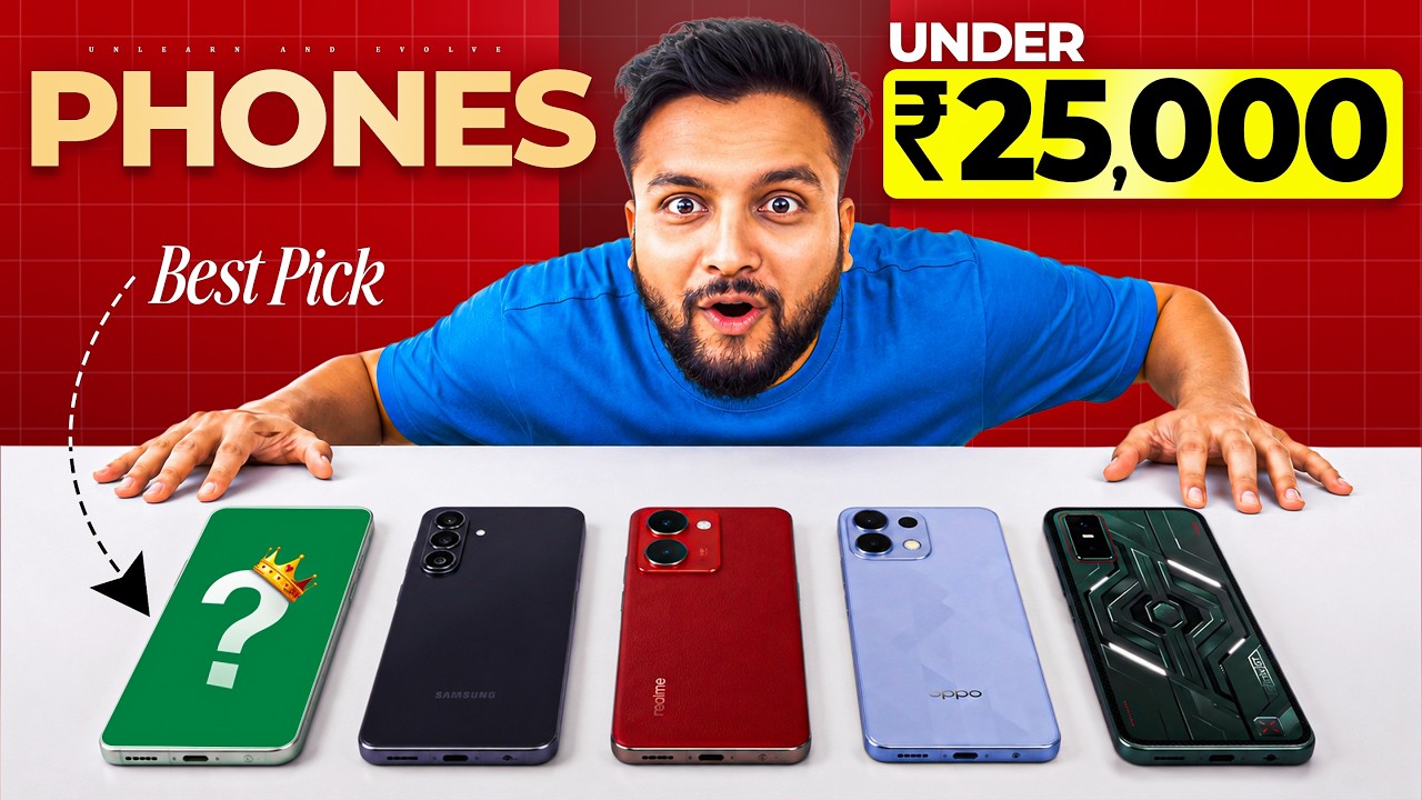 Best Phones Under 25000 June 2026 | Top 5 Phones Under 25000