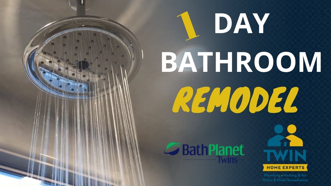 One Day Shower Remodel | Twin Home Experts