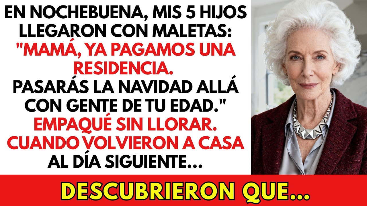 Mis Hijos Me Llevaron A Una Residencia En Nochebuena, Pero Cuando Volvieron A Casa...