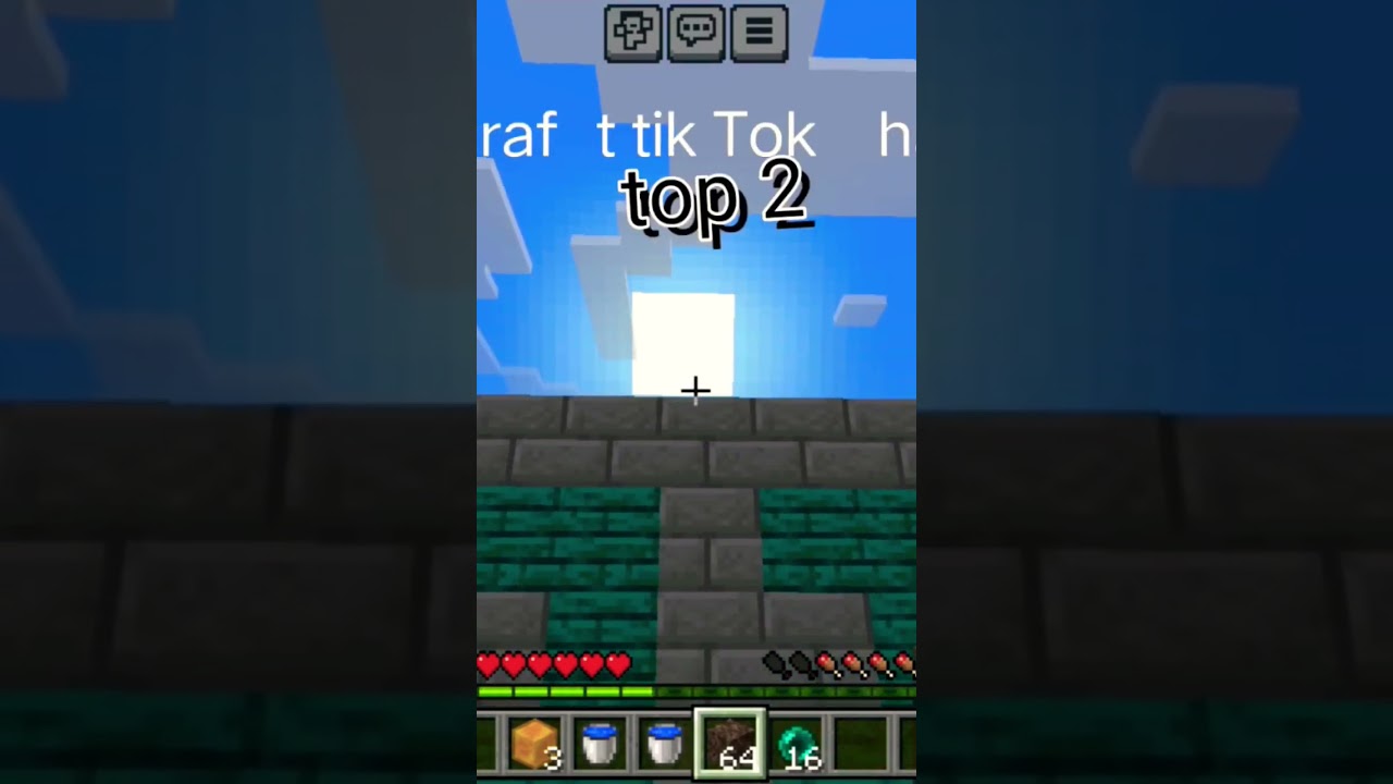 Minecraft tiktok top 3 hack#minecraft #shorts