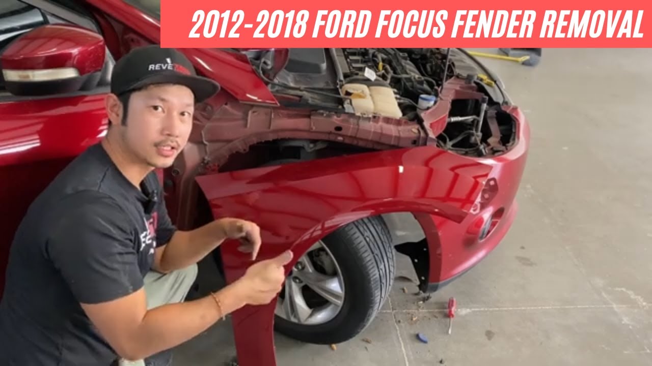Как снять крыло Ford Focus 2012-2018 | ReveMoto