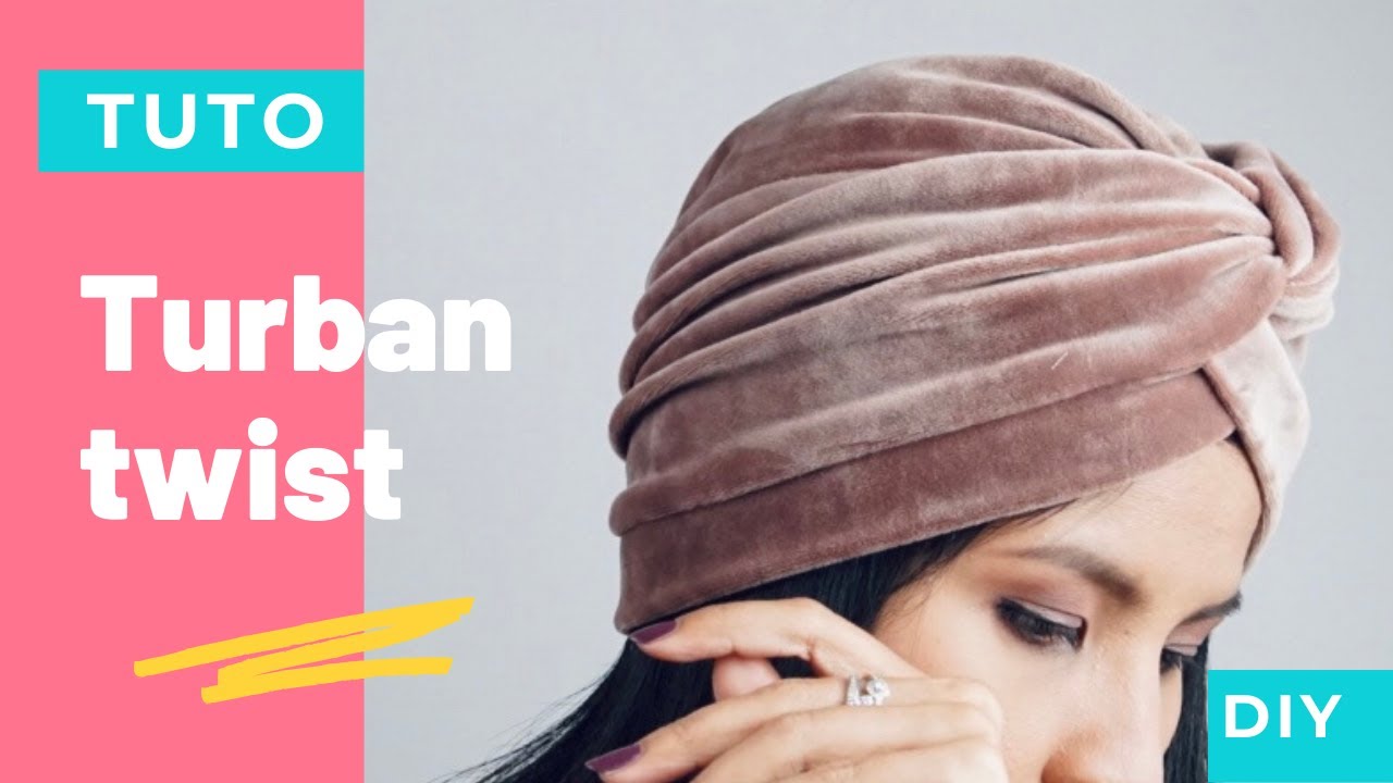 Tuto couture turban twist  DIY how to make a Turban#lalalovecouture #couture#sewing#Turban