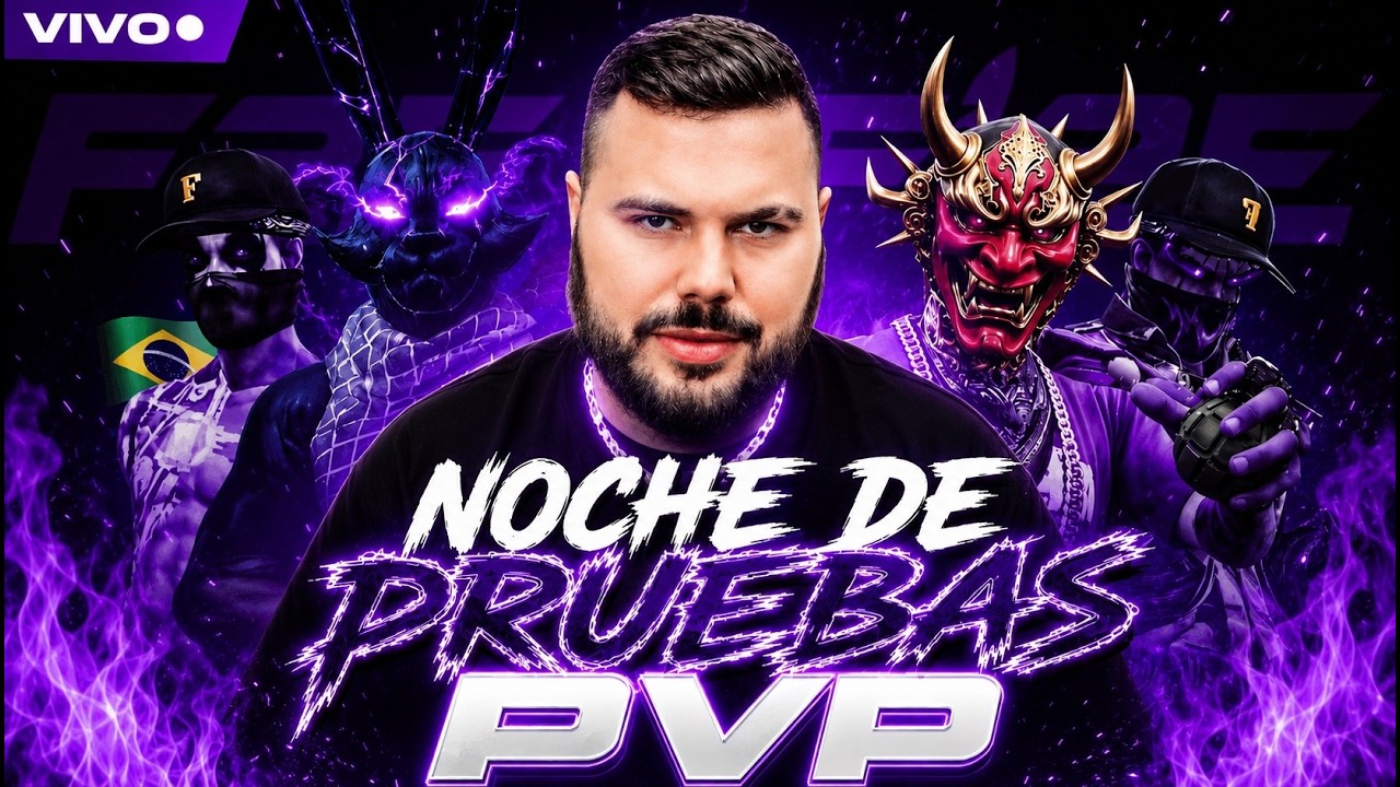 PRUEBAS PVP VEN Y DEMUESTRA EL NIVEL !! FREE FIRE🔥